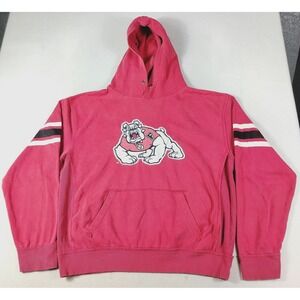 Fresno State Bulldogs Hoodie Mens 2XL Red NCAA Football Campus Heritage Victor E